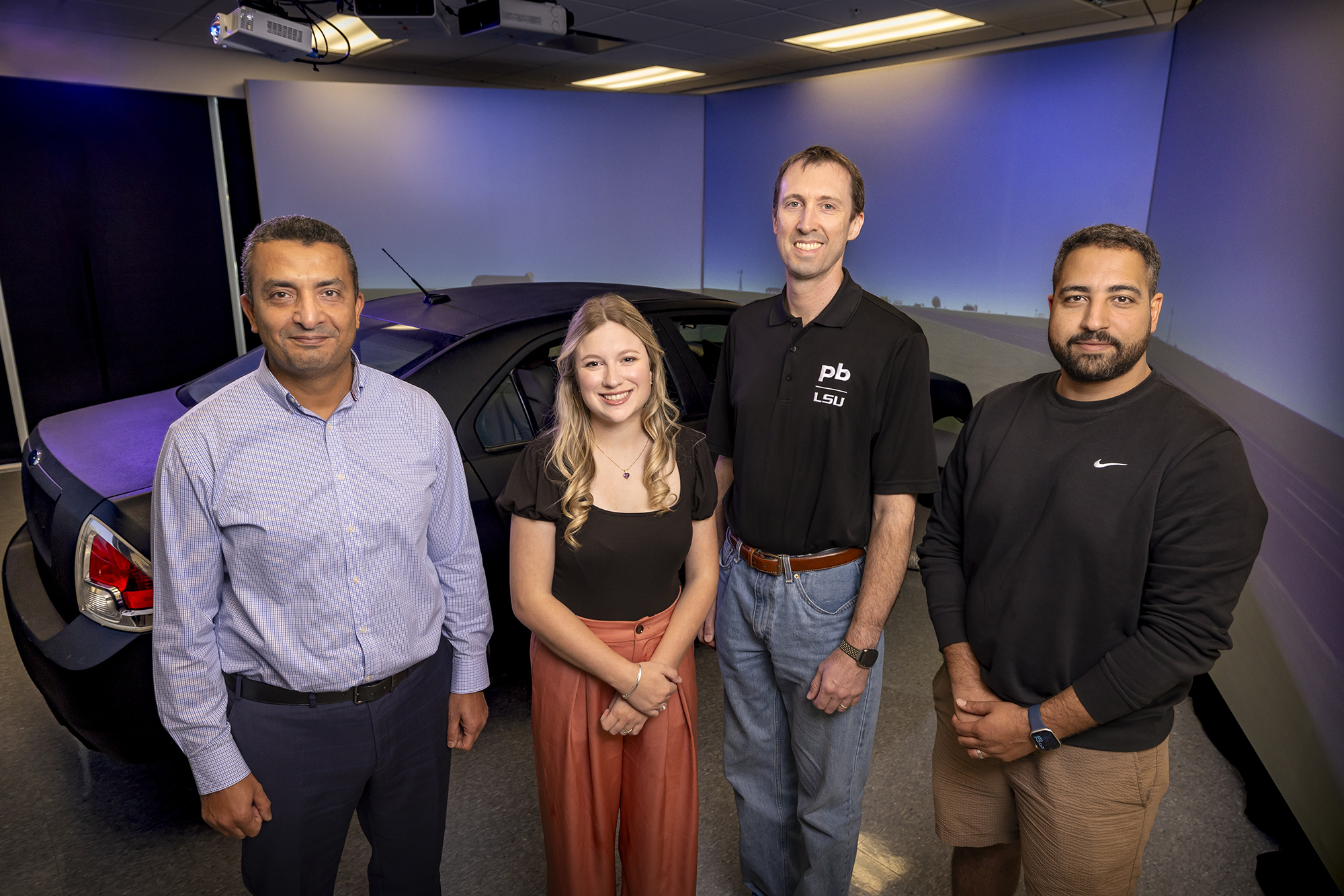 Distracted driver researchers in group photo