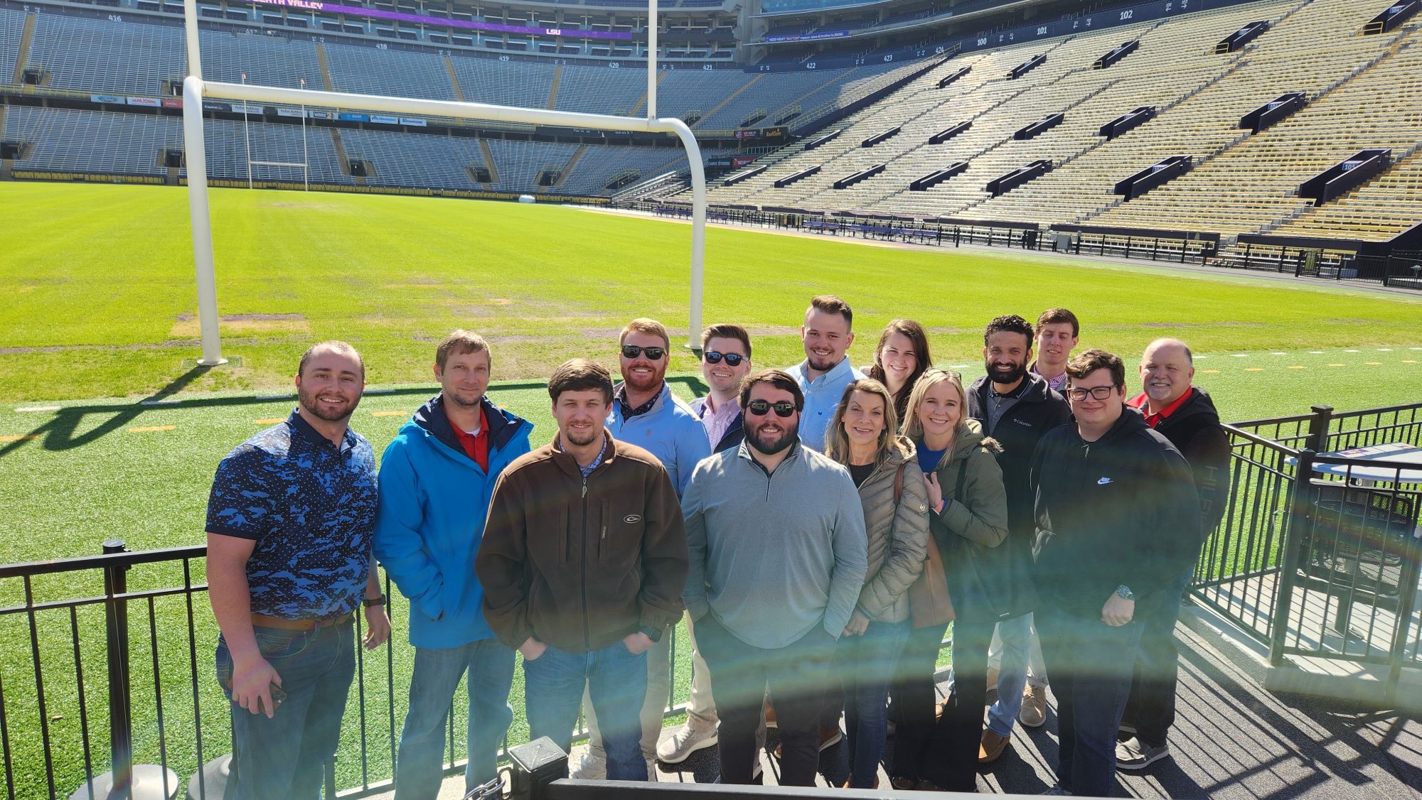 CAEP participants tour tiger stadium