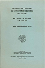 SW La Groundwater conditions, 1961-62